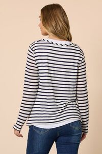 Threadz The Duo Stripe Top