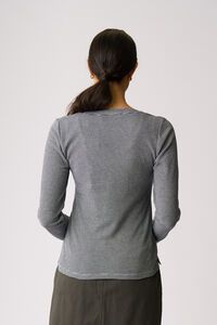 Esplanade Snappy V Henley Top