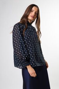 Stella + Gemma Sylvie Midnight Dot Blouse