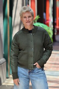 Oh Three Knit & Woven Bomber Jacket