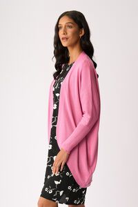 Foil Open Front Midi Cardi