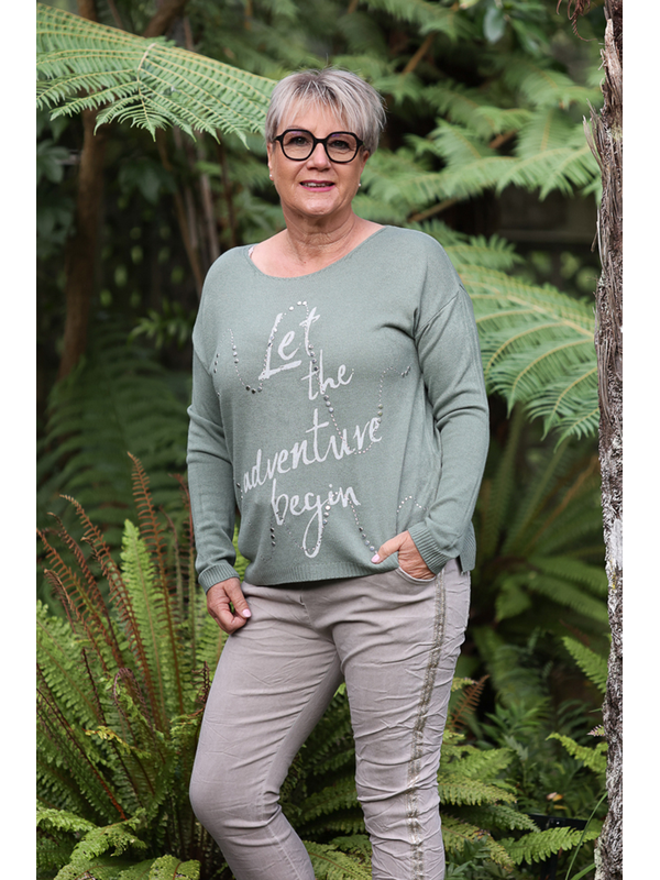 AE Luxe LET THE Knit Top