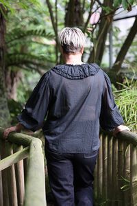 AE Luxe Ruffle V-Neck Top