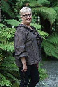 AE Luxe Ruffle V-Neck Top