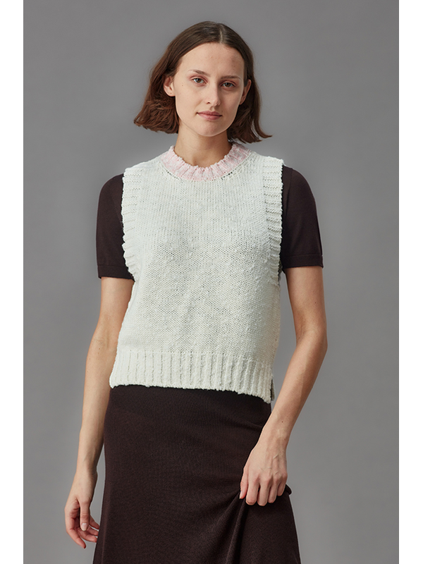 Standard Issue Merino Boucle Crop Vest