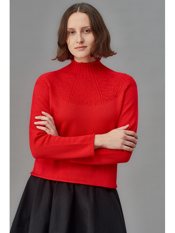 Standard Issue Merino Mock Neck Sweater