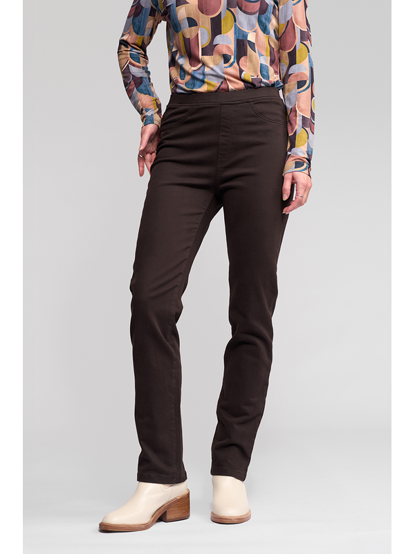 Vassalli Bay Pull On Slim Knit Denim Pant