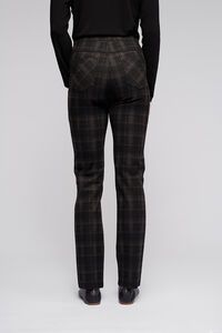 Vassalli Bay Pull On Slim Pant - Checkmate