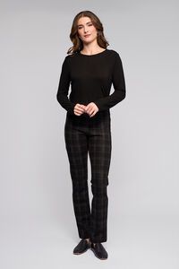 Vassalli Bay Pull On Slim Pant - Checkmate