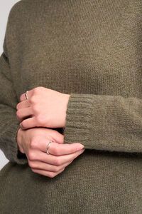 Vassalli Mellow Roll Neck Sweater - Elm