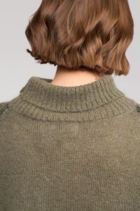 Vassalli Mellow Roll Neck Sweater - Elm