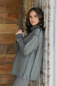 Vassalli Mellow Roll Neck Sweater - Elm