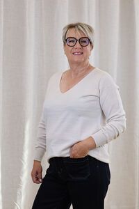 Standard Issue Merino V Neck Slouchy