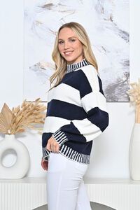 New U Stripe Jumper
