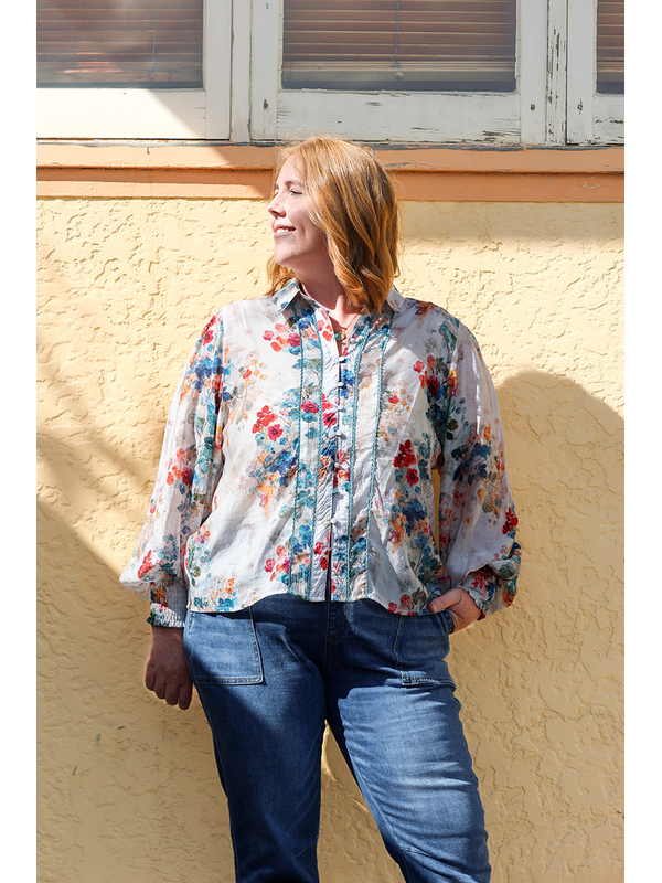 Oddly Polite Carla Floral Shirt