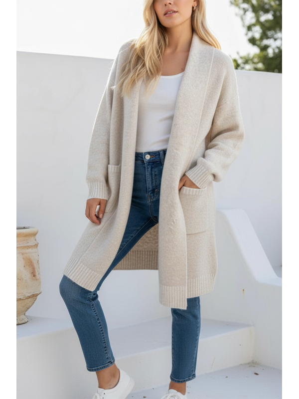 Miracle Stripe Trim Cardigan