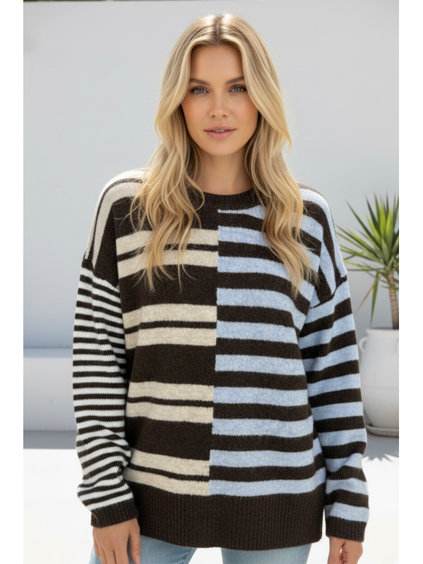 Miracle Colourblock Stripe Knit
