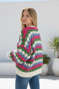 Miracle Pattern Knit Cardigan