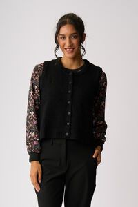 Oh Three Rib Button Front Vest