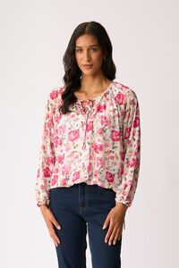 Memo Drawcord Hem Blouse