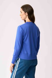 Foil Essential Rib Trim Cardigan