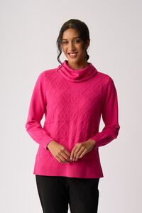 Memo Roll Neck Longline Top