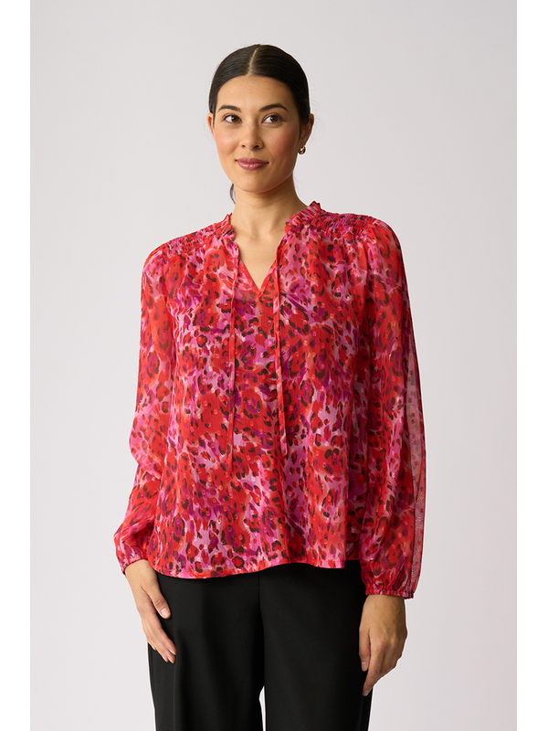 Memo Shirred Yoke Blouse