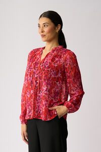 Memo Shirred Yoke Blouse