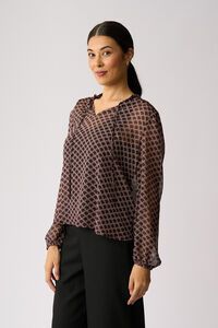 Memo Shirred Yoke Blouse