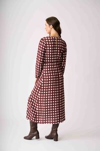 Foil Gather Detail Maxi Dress