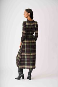 Foil Gather Detail Maxi Dress