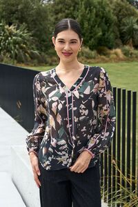 Foil Pipeline Blouse