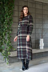 Foil Gather Detail Maxi Dress