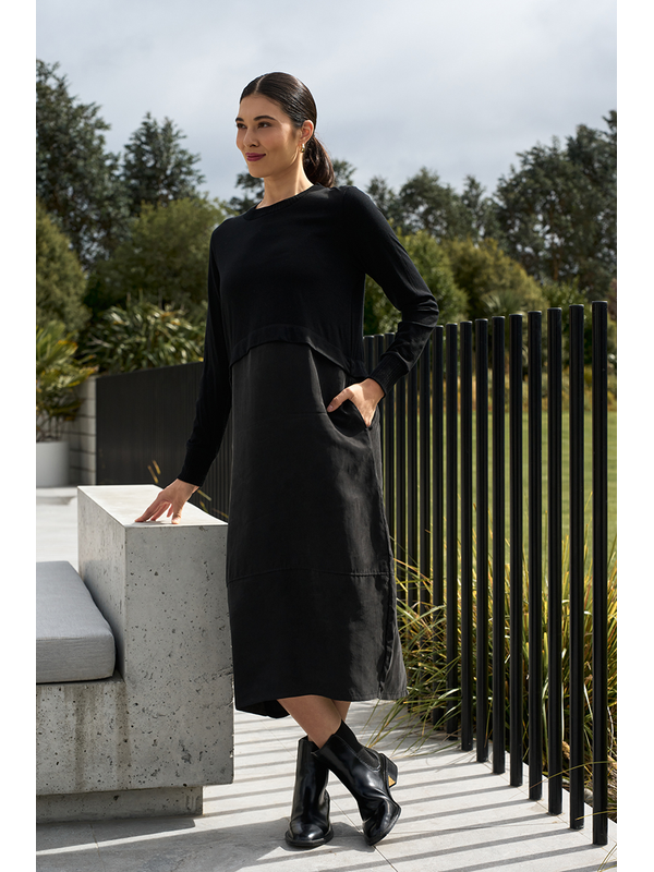 Foil Mix Things Up Dress