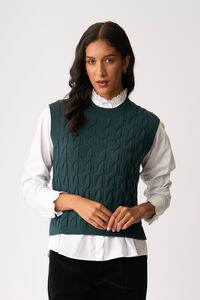 Preen Cabled Vest
