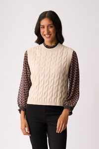 Preen Cabled Vest