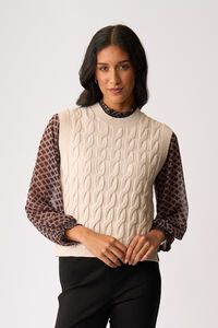 Preen Cabled Vest