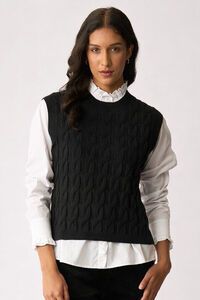 Preen Cabled Vest
