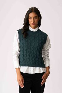 Preen Cabled Vest
