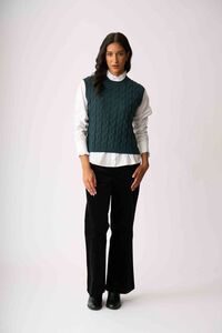Preen Cabled Vest