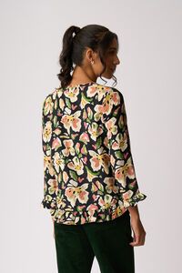 Preen Gathered Scoop Hem Top