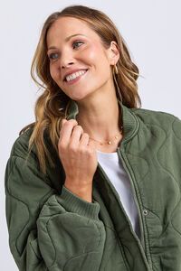 Elm Jean Bomber Jacket