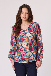 Democracy Indie V Neck Blouse