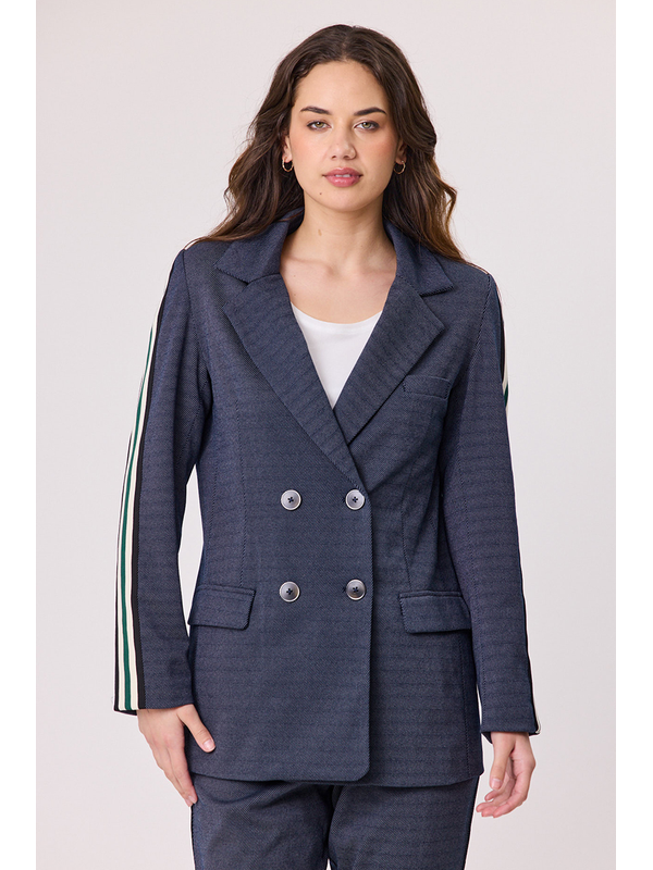 Democracy Cleo Stripe Trim Jacket