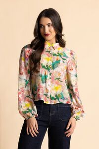 Leila + Luca Floral Rhapsody Valentina Blouse