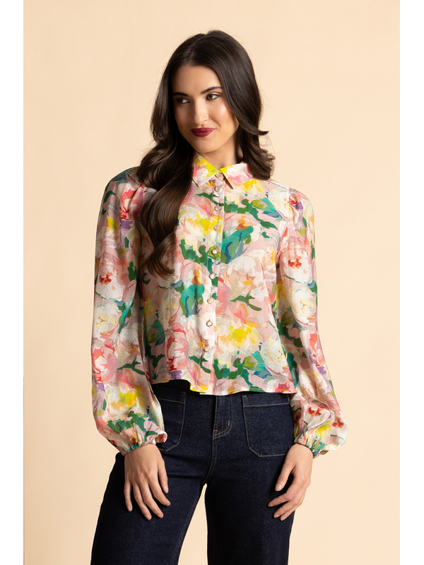 Leila + Luca Floral Rhapsody Valentina Blouse