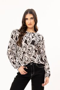 Seeking Lola Ivory Swirl Gratitude Top