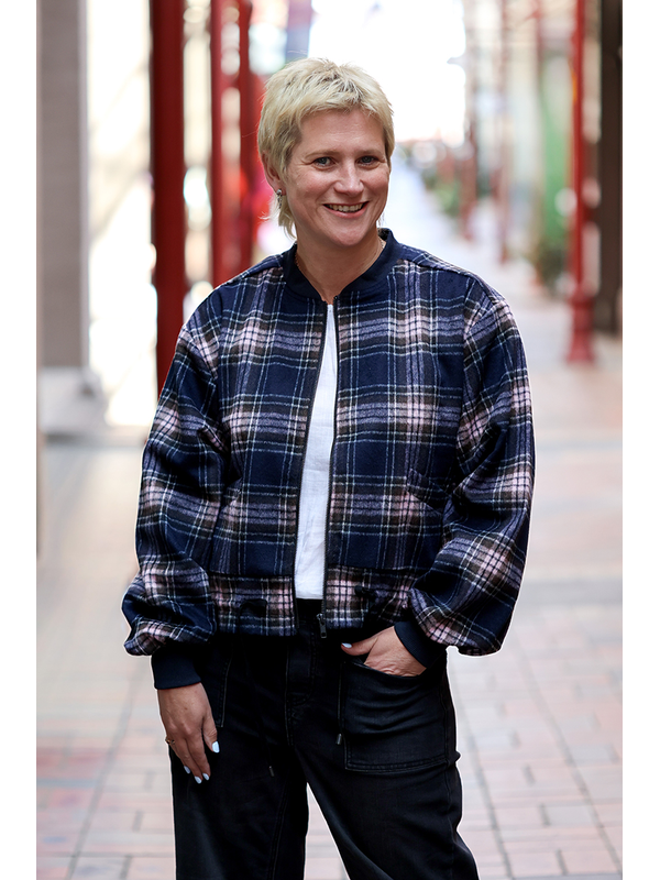 Seeking Lola Winter Check Keen Jacket