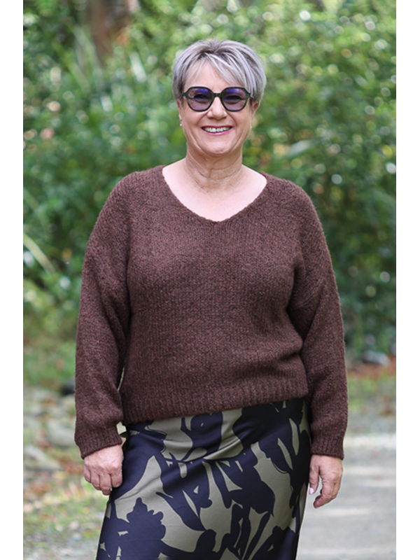 La Strada V-Neck Jumper