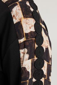 Seduce Louise Golden Grid Top